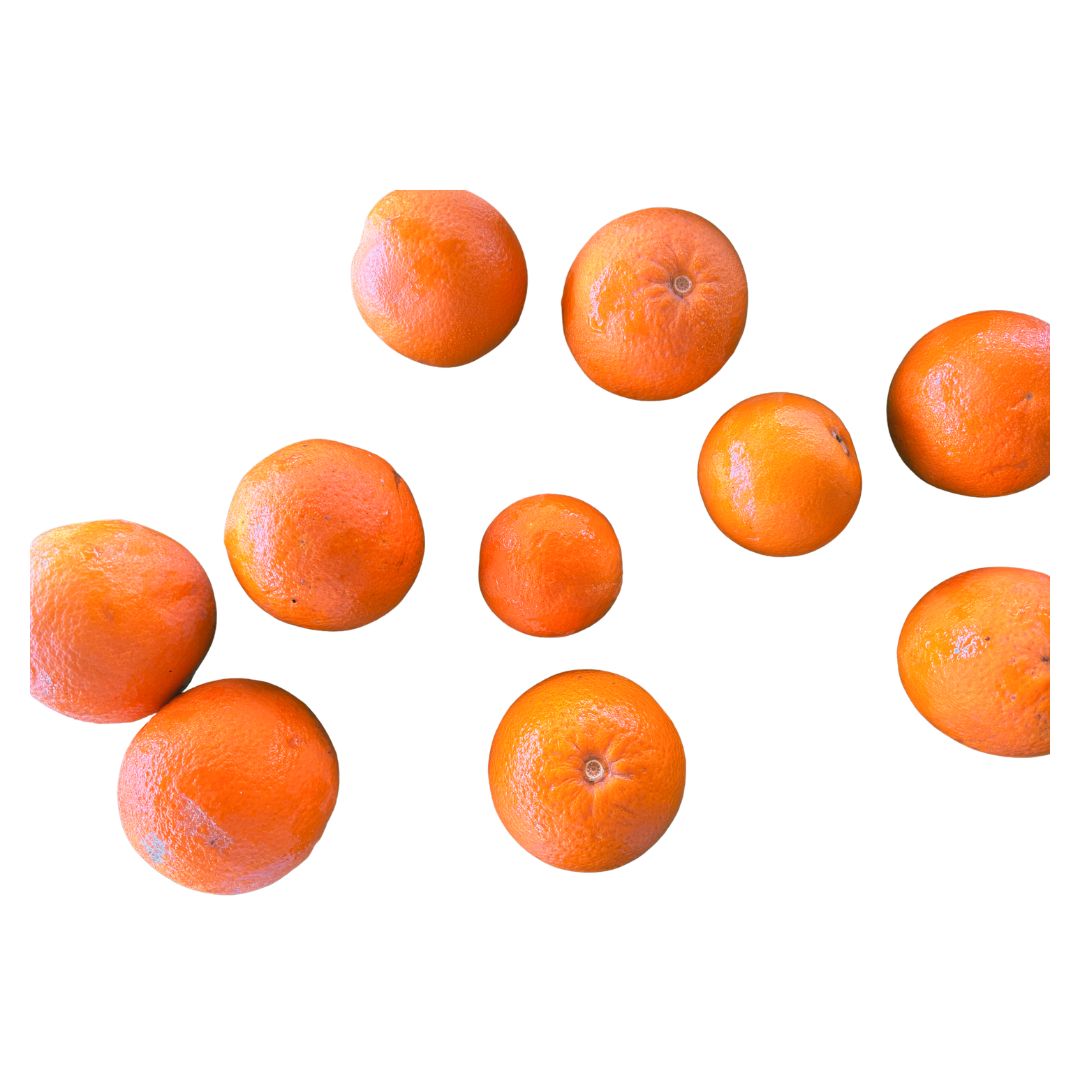 Naranjas de diferentes tamaños